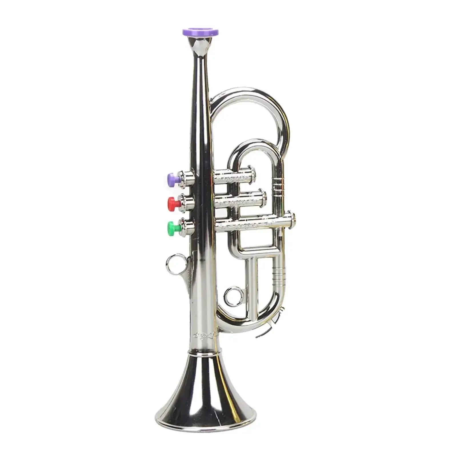 Toy Trumpet for Kids Safety Tested BPA Free Silver Gold