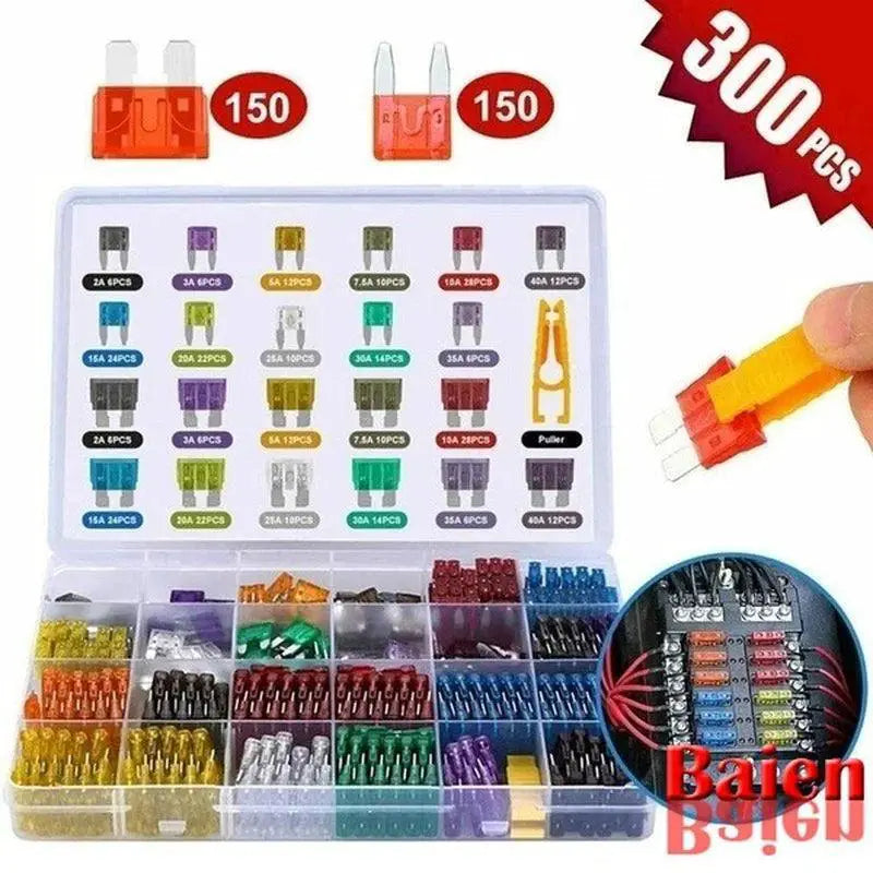 Car Fuse Kit Durable Blade Fuses For Quick Replacement