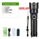 Ultra Bright LED Flashlight 500m Waterproof Outdoor Gear