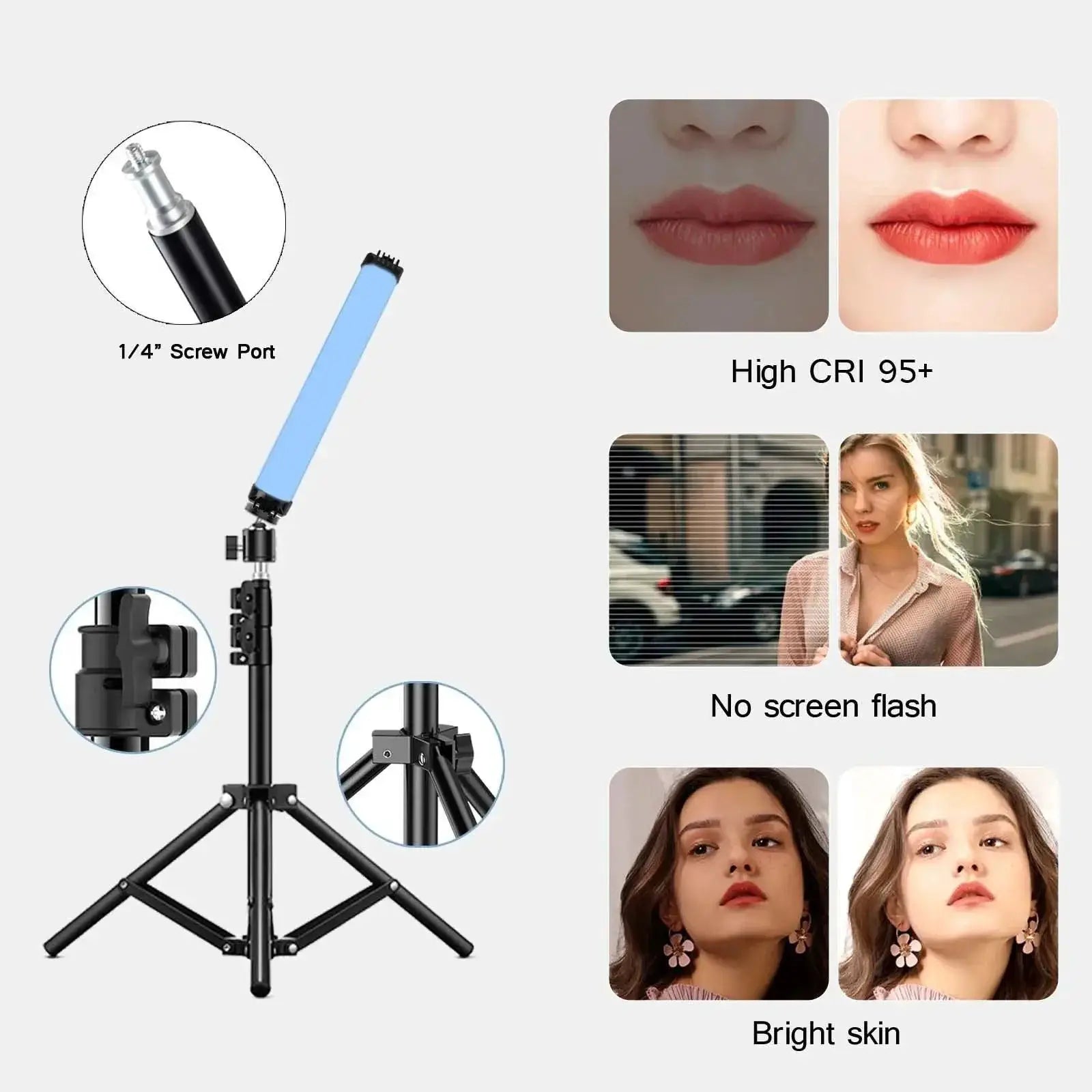 Handheld RGB LED Fill Light Stick for Photography and Video