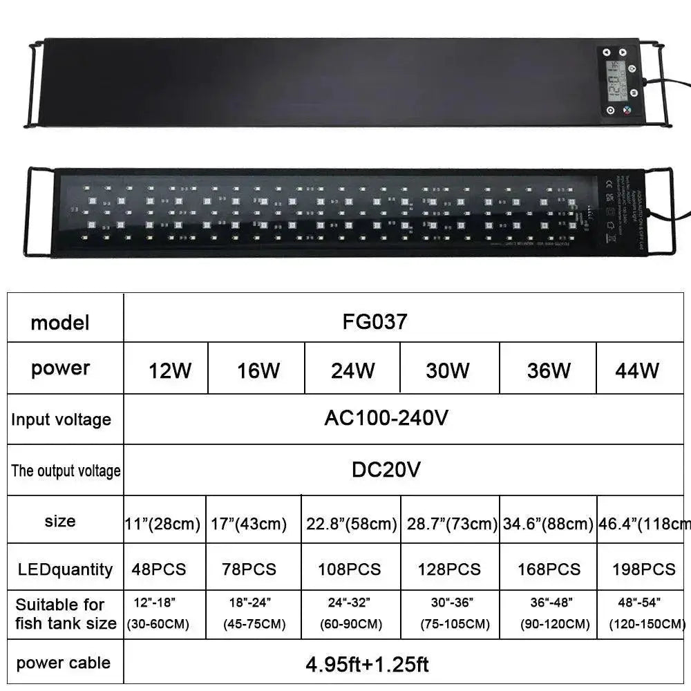 Vibrant LED Aquarium Light Enhance Your Fish Tank Colors