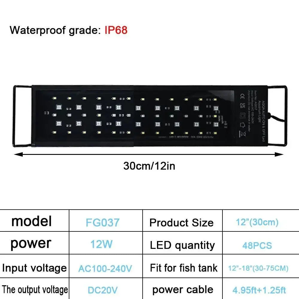 Vibrant LED Aquarium Light Enhance Your Fish Tank Colors