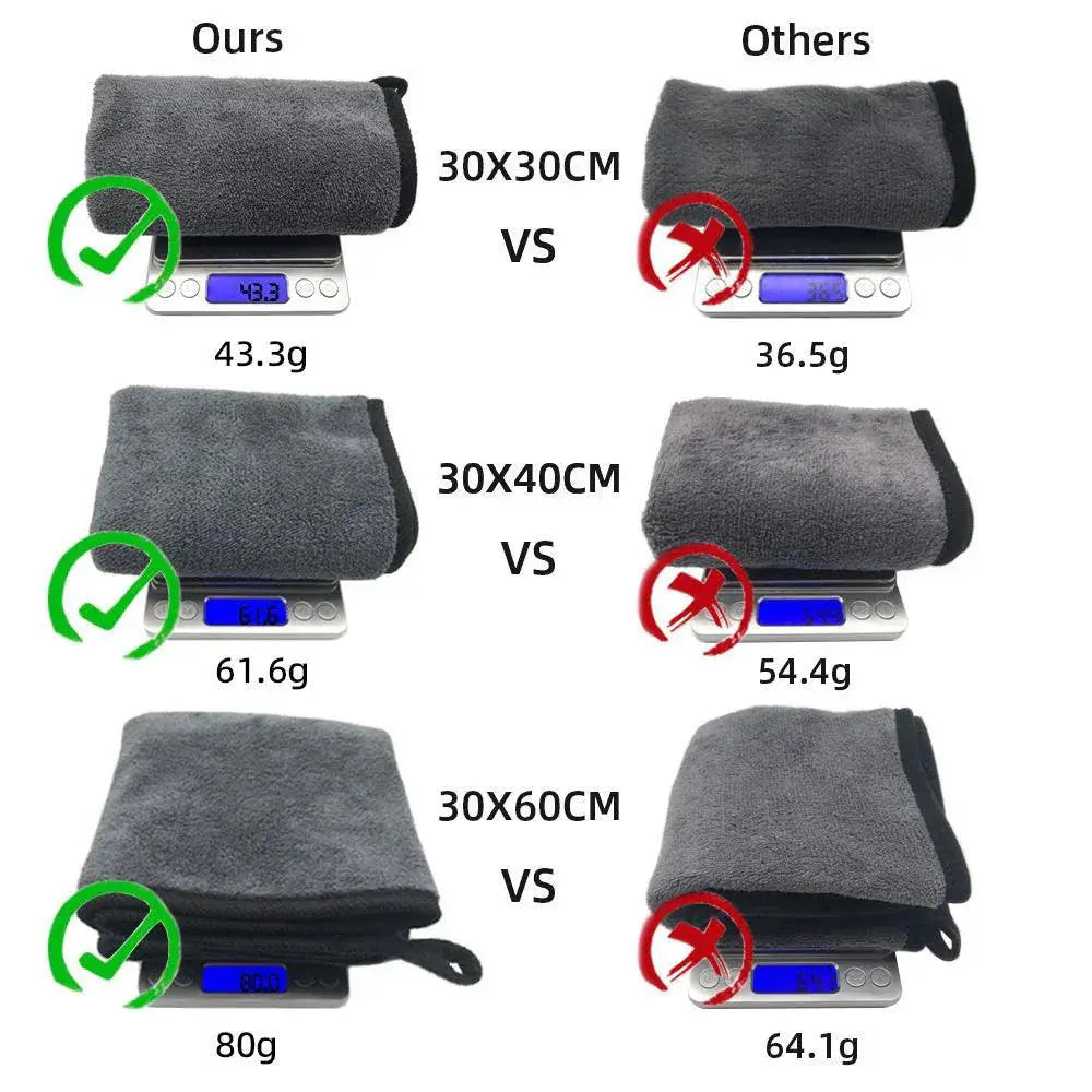 Car Microfiber Towel Set Premium Quality Lint Free Towels