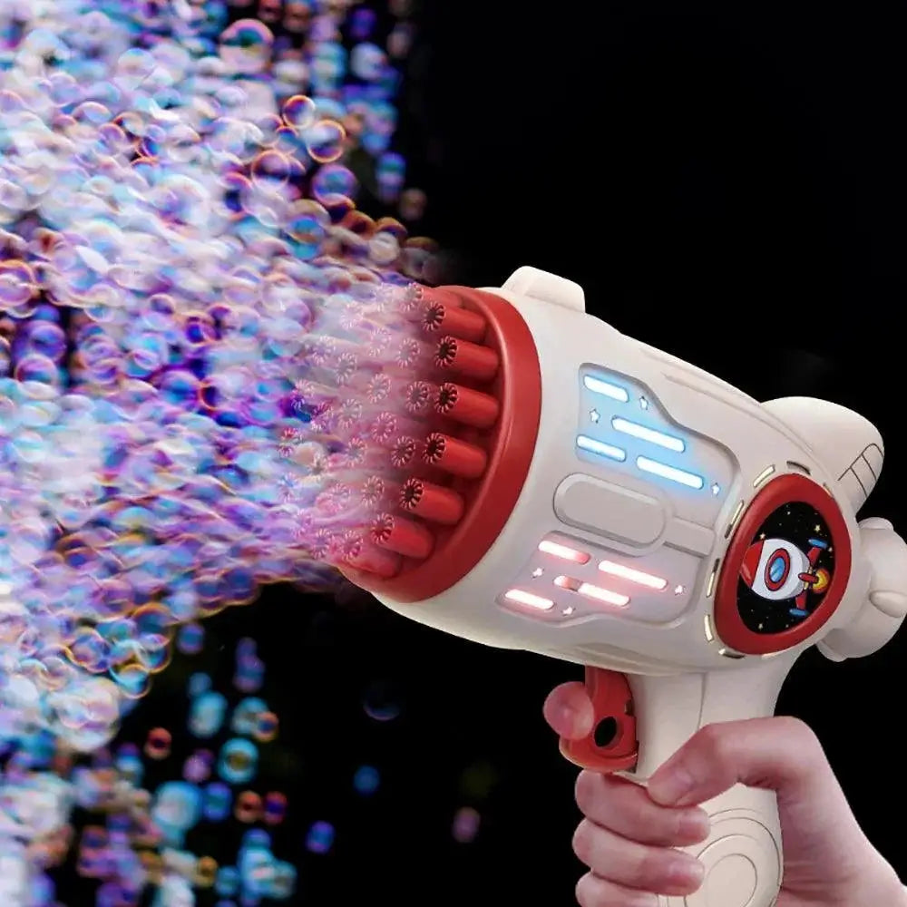 Electric Bubble Gun Toy With LED Lights For Kids Fun