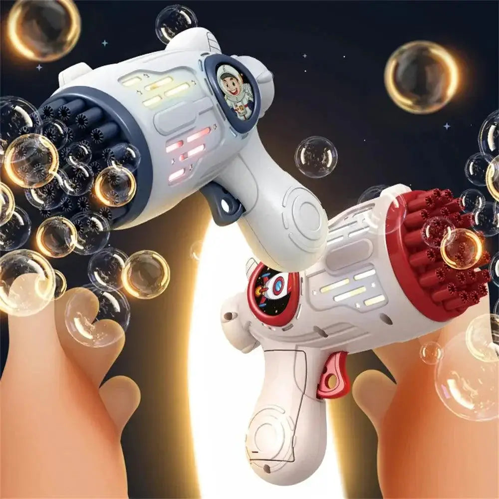 Electric Bubble Gun Toy With LED Lights For Kids Fun