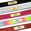 Personalized Sequin Dog Collar For Small To Medium Pets