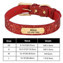 Personalized Sequin Dog Collar For Small To Medium Pets