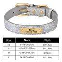 Personalized Sequin Dog Collar For Small To Medium Pets