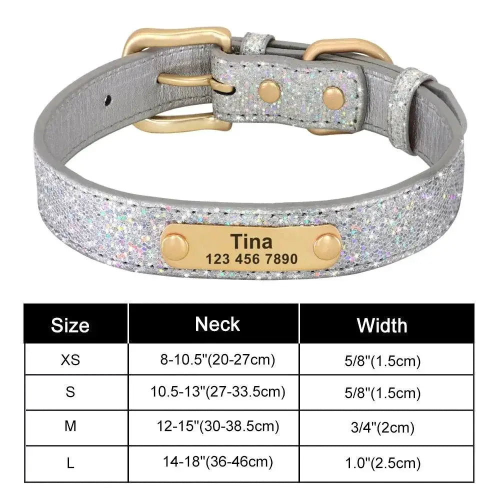 Personalized Sequin Dog Collar for Pets — product view 10