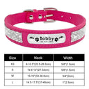 Personalized Sequin Dog Collar For Small To Medium Pets