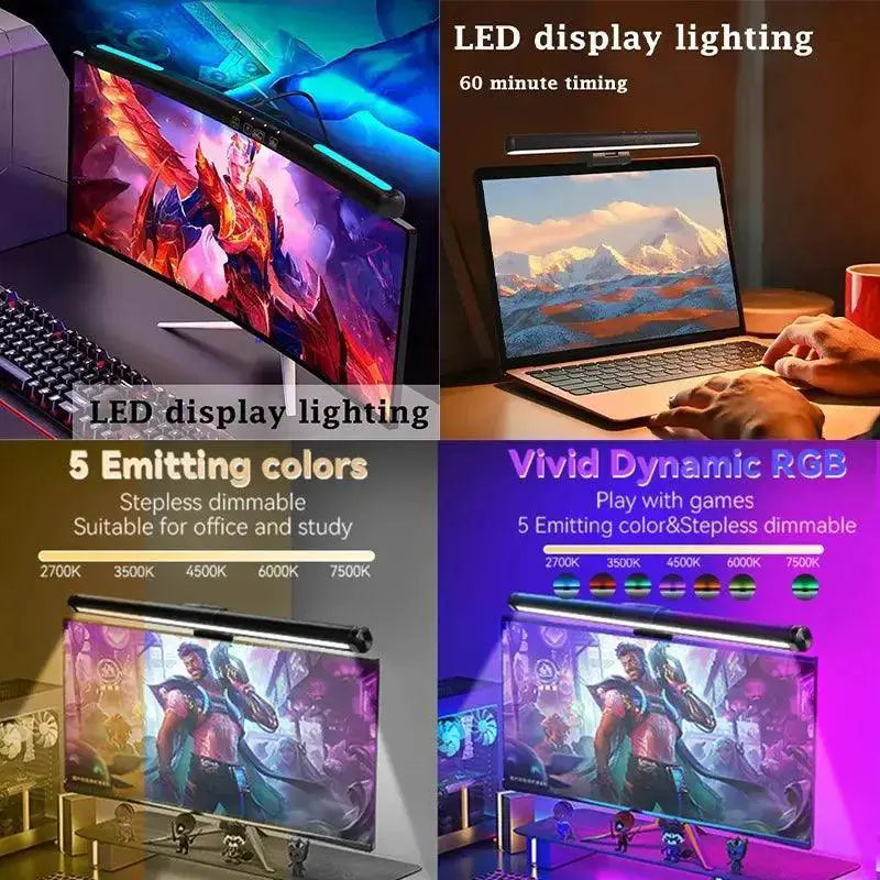 Monitor Light Bar Stepless Dimming LED Desk Lamp Eye Care