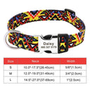 Personalized Nylon Dog Collar for Large Dogs