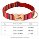 Personalized Nylon Dog Collar for Large Dogs