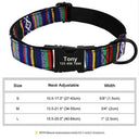 Personalized Nylon Dog Collar for Large Dogs