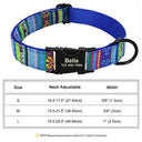 Personalized Nylon Dog Collar for Large Dogs