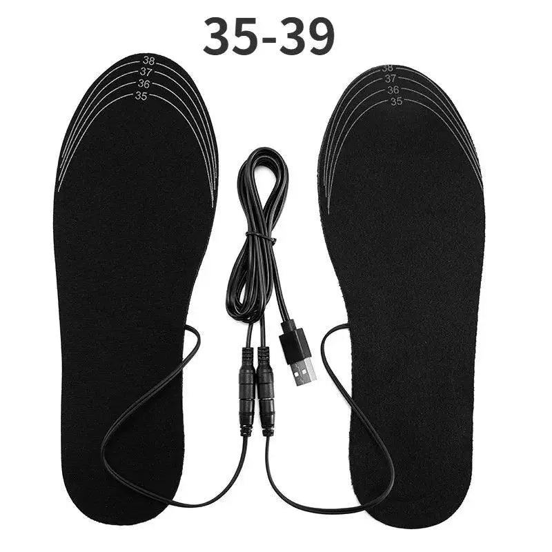 Heated Insoles Customizable Electric Shoe Inserts for Skiing