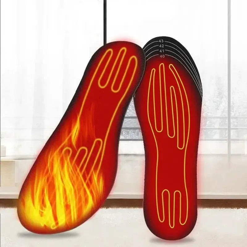 Heated Insoles Customizable Electric Shoe Inserts for Skiing