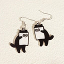 Exaggerated Cartoon Animal Earrings Unique Hip Hop Jewelry