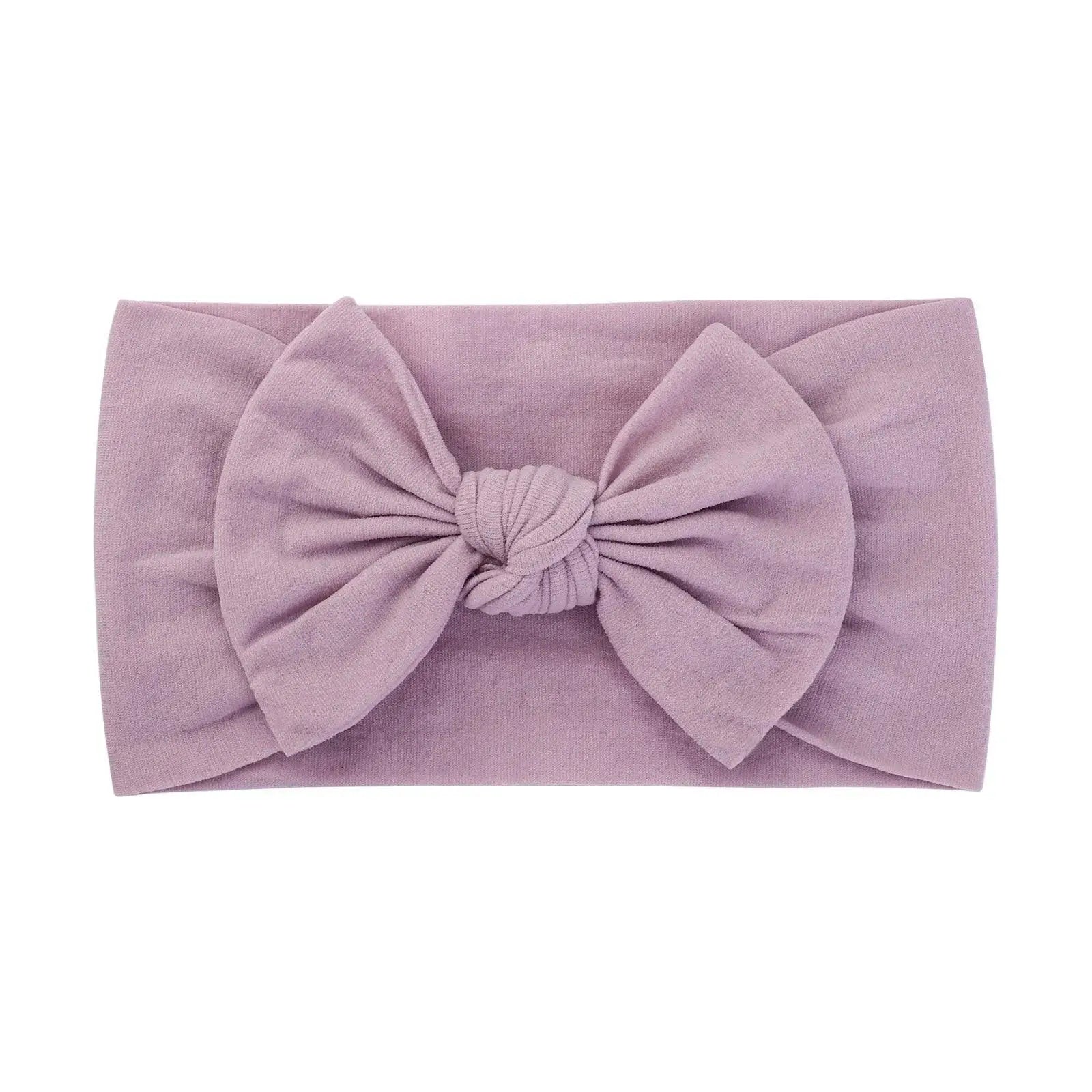 Vibrant Bowknot Hairband Kids Trendy Outings Accessory