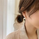 Elegant Heart Pearl Earrings for Women
