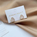 Elegant Heart Pearl Earrings for Women