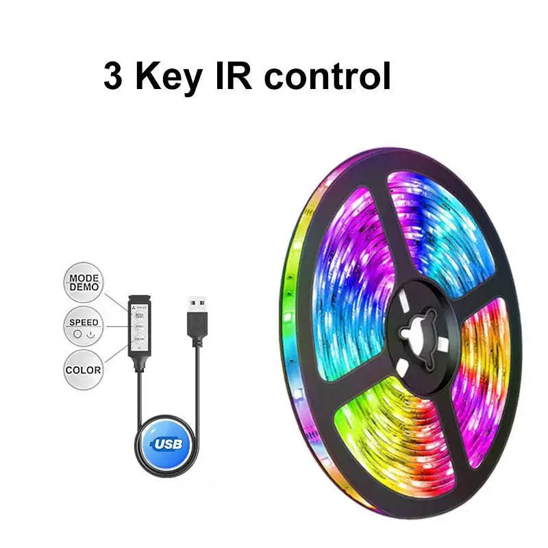 RGB LED Strip Lights Bluetooth Controlled Flexible Decor