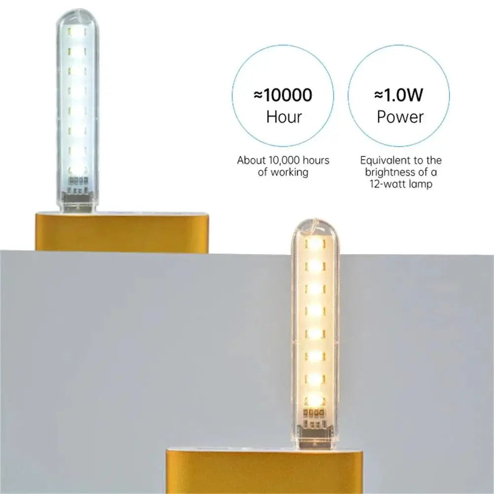 Mini USB LED Book Light Portable Reading Lamp For Laptops