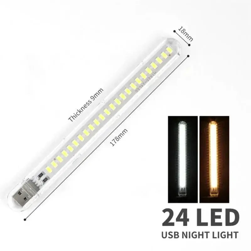 Mini USB LED Book Light Portable Reading Lamp For Laptops