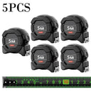 Fluorescent Tape Measure Precision Self Lock Tool Pro