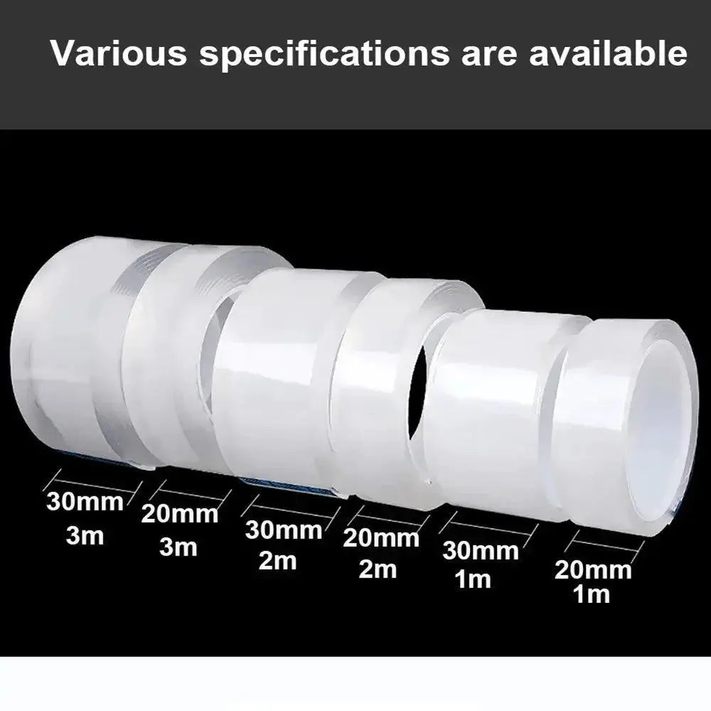 Nano Clear Double Sided Adhesive Tape Waterproof Versatile