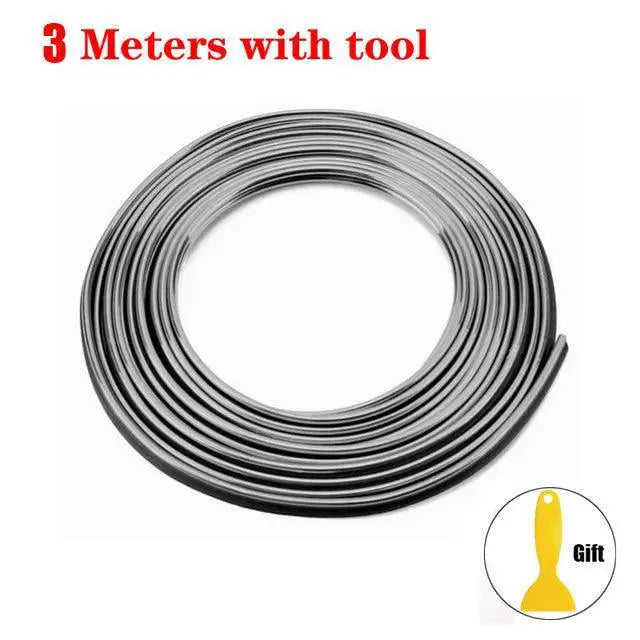 Car Interior Flexible Moulding Strips Colorful Trim