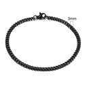 Chunky Stainless Steel Curb Chain Bracelet For Men