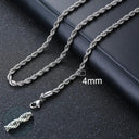 Cuban Chain Necklace Stainless Steel Link Chain Gold