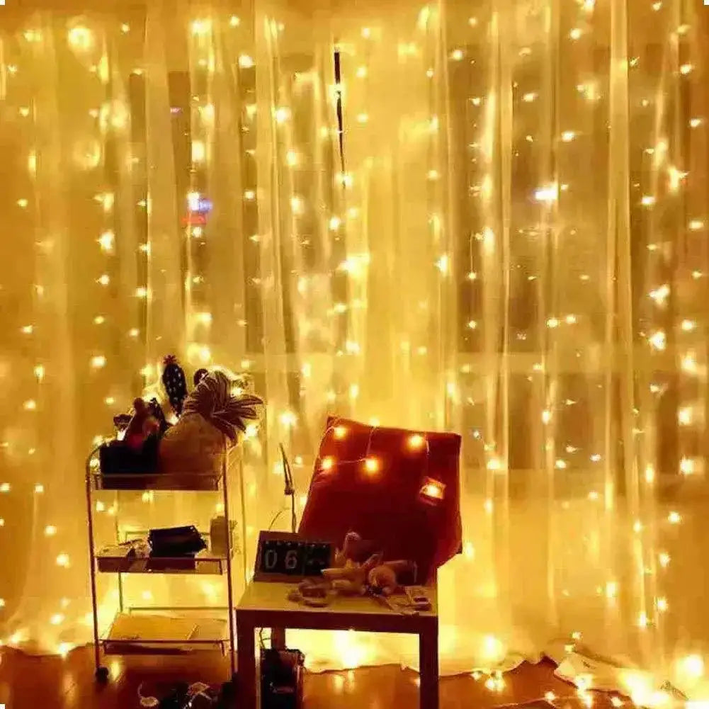 3M Led Fairy Curtain Lights Magical Decor For Holidays