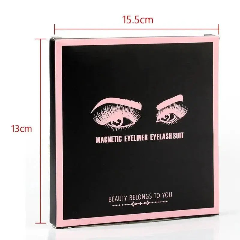 Magnetic Eyelashes Kit Waterproof Eyeliner Reusable Lashes
