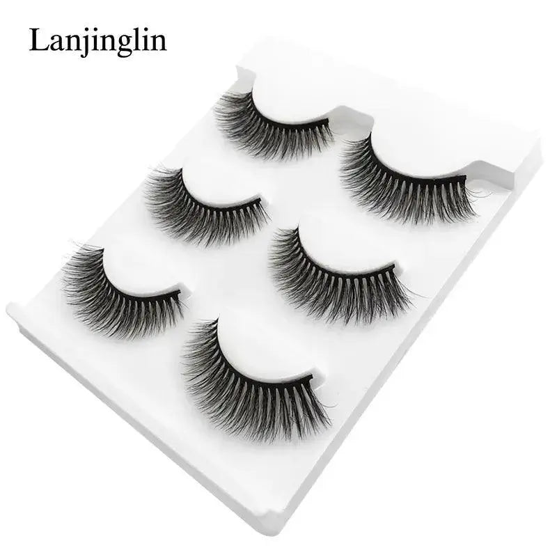 Luxe 3D Mink False Eyelashes For Glamorous Makeup Looks