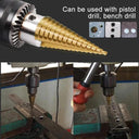 Ultimate Precision Step Drill Bit Set For Metal And Woodwork