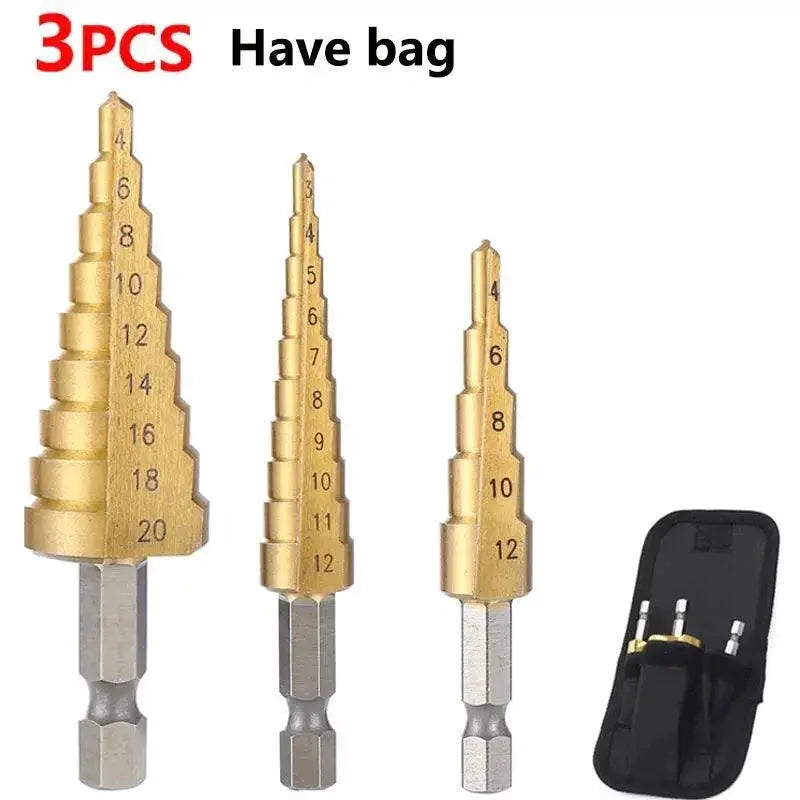 Ultimate Precision Step Drill Bit Set For Metal And Woodwork
