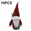 Enchanting LED Christmas Gnome Ornament for Holiday Decor