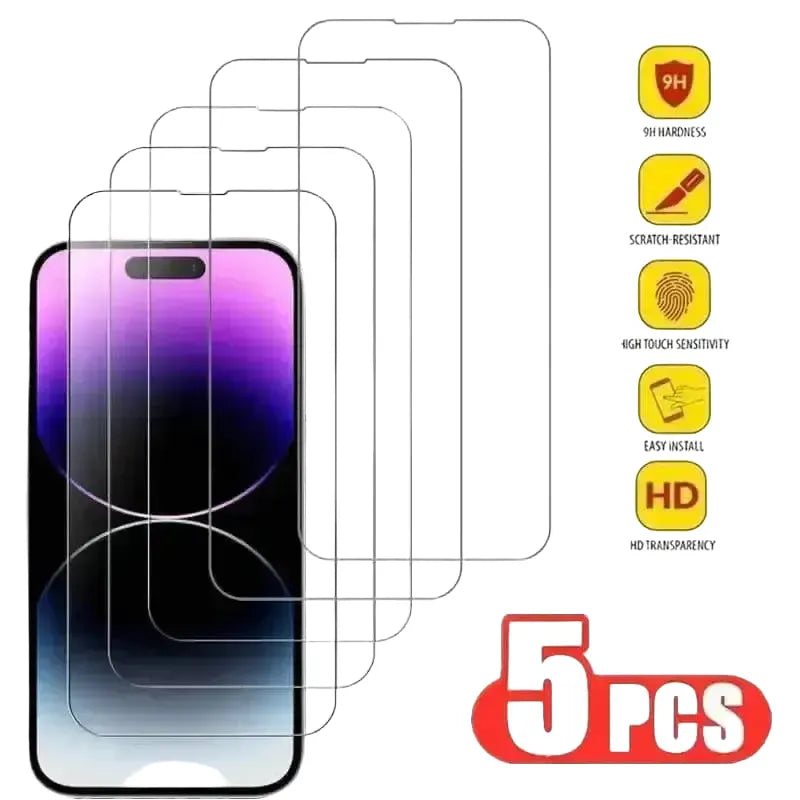 Crystal Clear iPhone Screen Protector Everyday ABKF – 3pcs / for iphone 15 pro / Tempered Glass product view 1