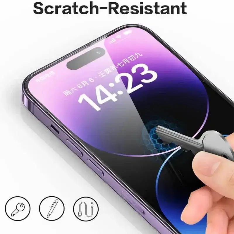 Crystal Clear Tempered Glass Screen Protector for iPhone