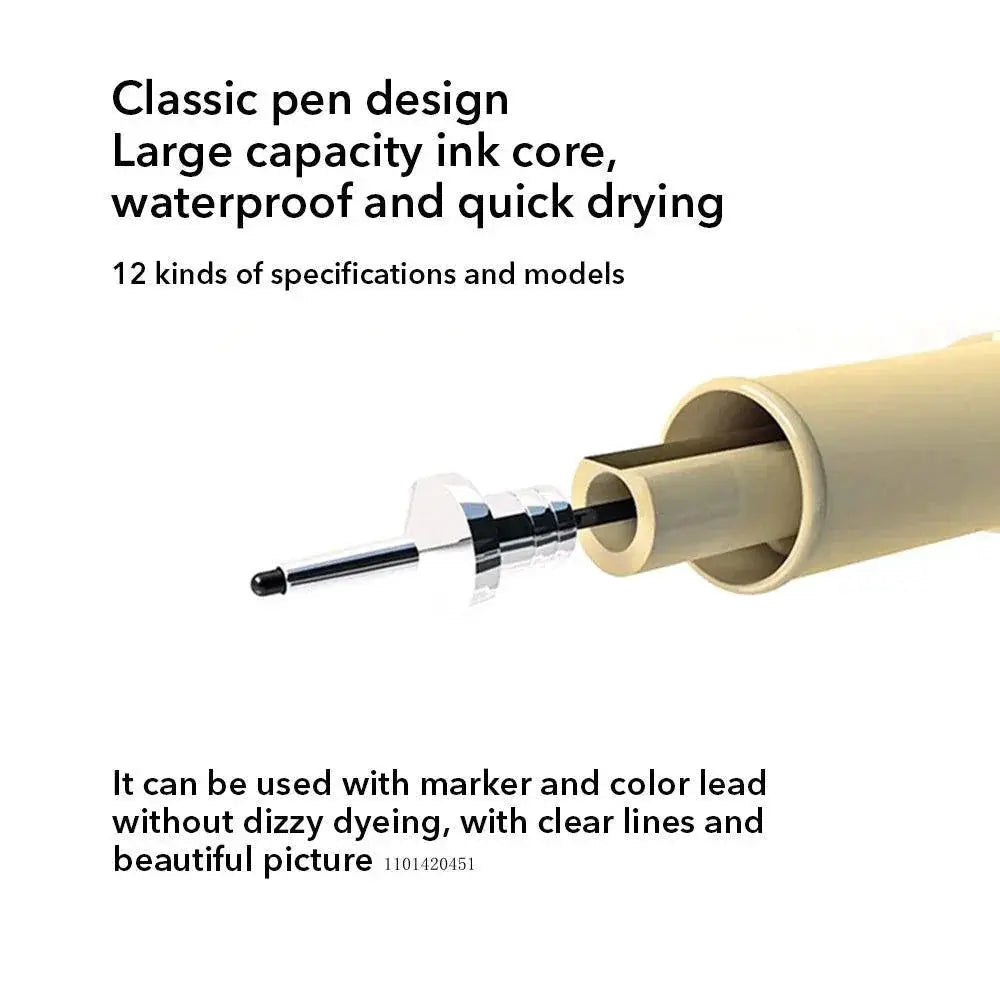Manga Precision Liner Pen Set for Artists and Illustrators