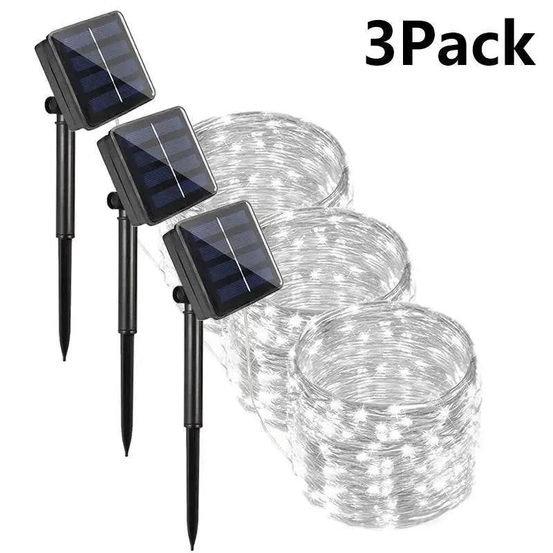 Solar Festoon LED Fairy Lights Outdoor Garden Decor
