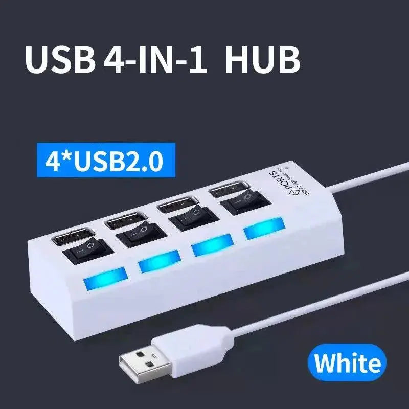 OLAF USB Hub 7 Port Splitter For Expanded Connectivity