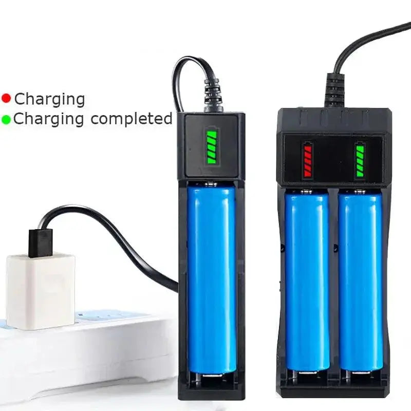 Fast Dual Slot 18650 Battery Charger for Quick Recharging