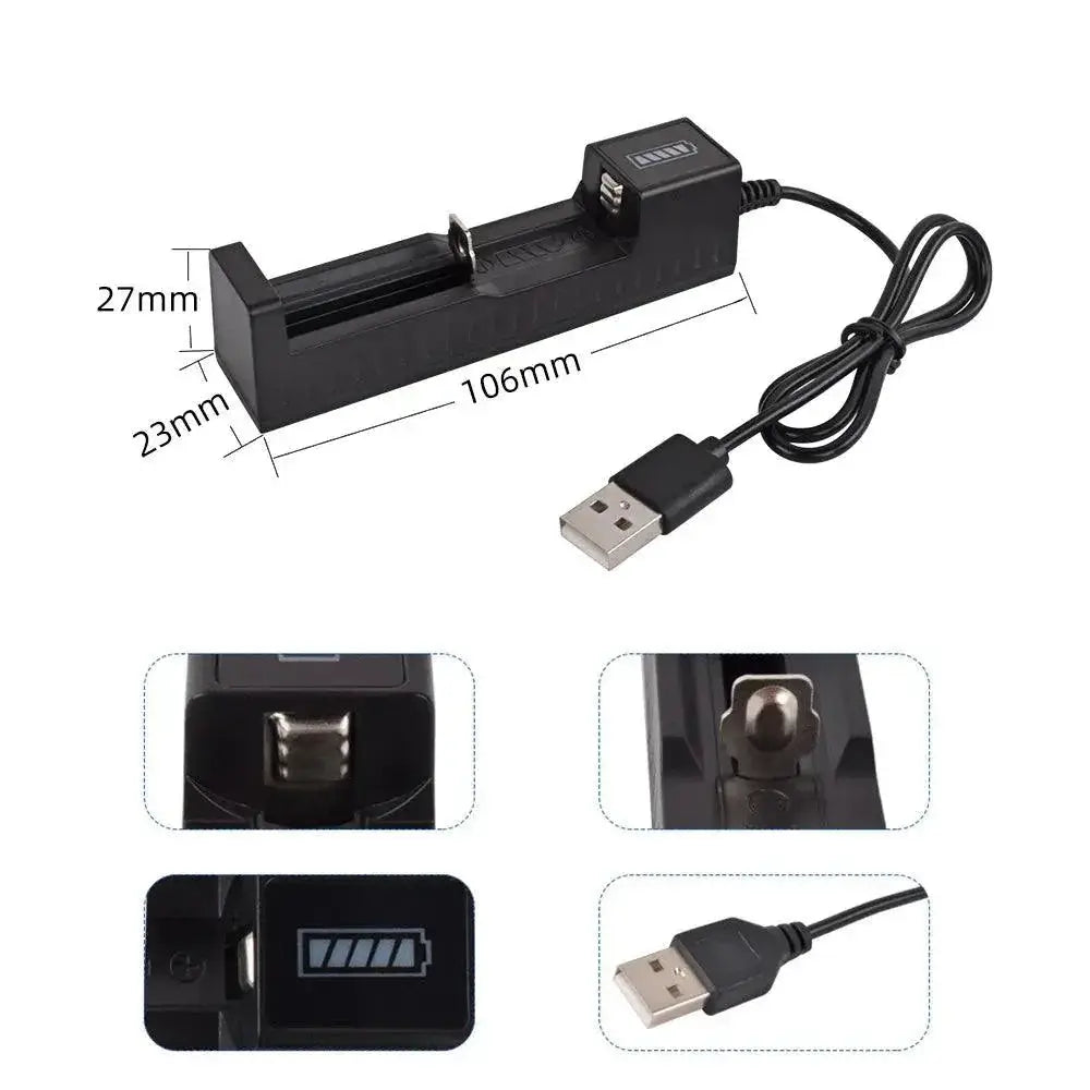 Fast Dual Slot 18650 Battery Charger for Quick Recharging