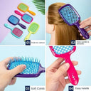 Detangling Hair Comb Kit Salon Quality Styling Tools