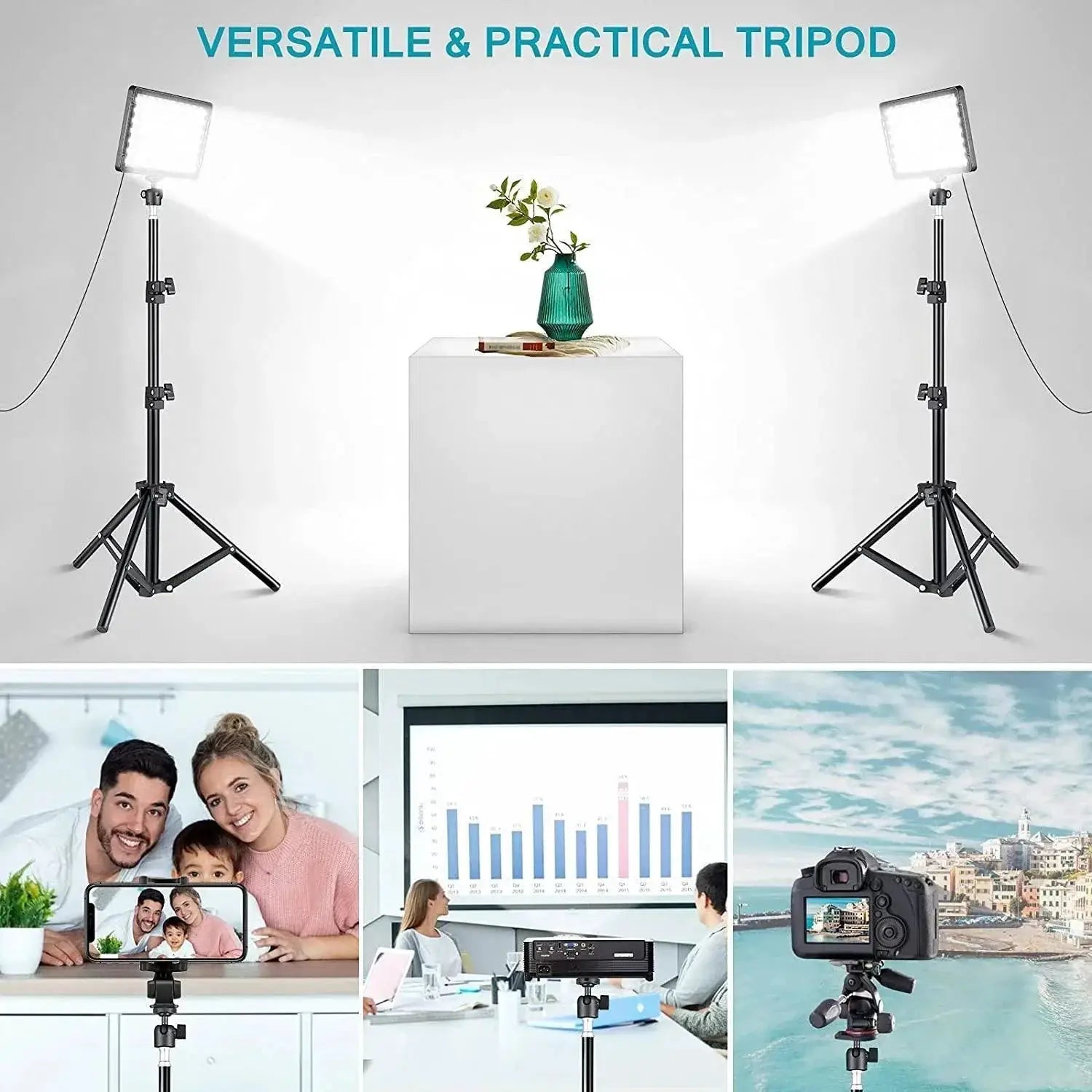 LED Video Light Panel Kit for Photography and Video
