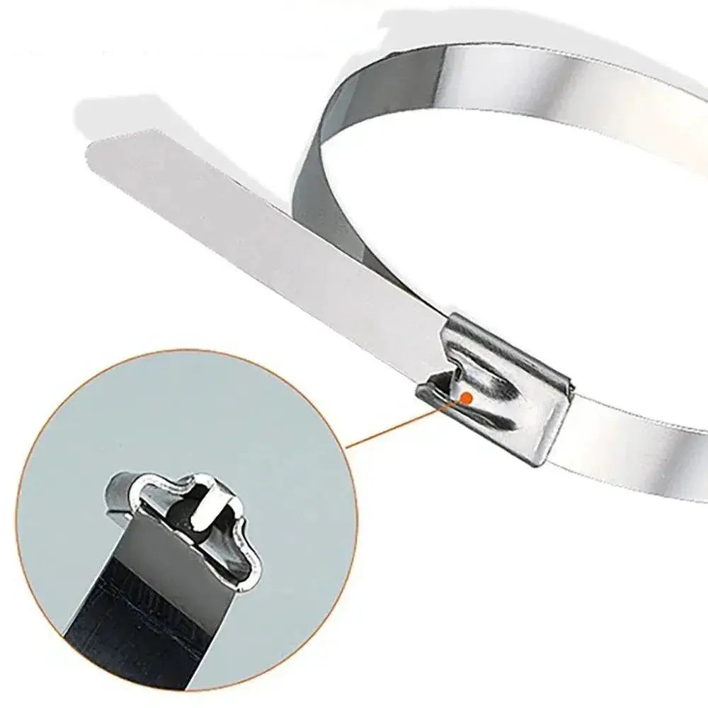 Stainless Steel Cable Ties Premium Wire Organizer Kit Set