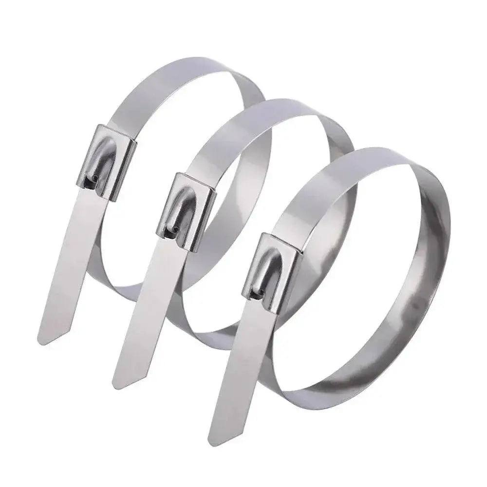 Stainless Steel Cable Ties Premium Wire Organizer Kit Set